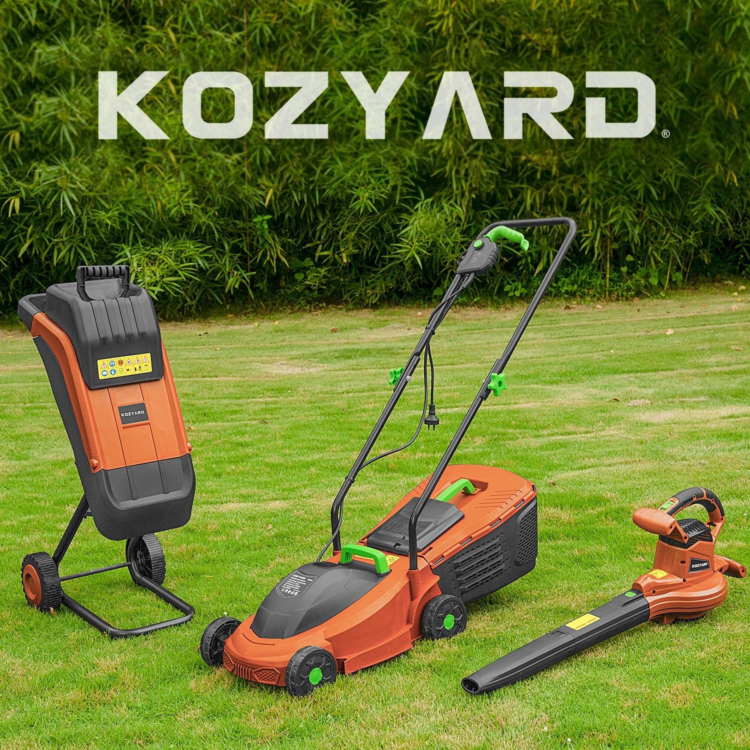 KOZYARD 2-in-1 Corded Electric Lawn Mower 1300W