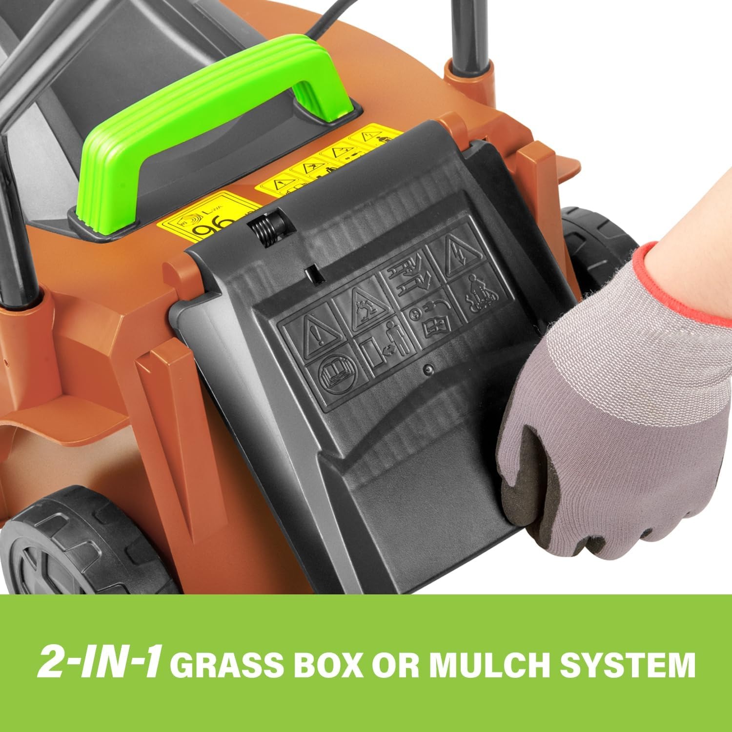 KOZYARD 2-in-1 Corded Electric Lawn Mower 1300W