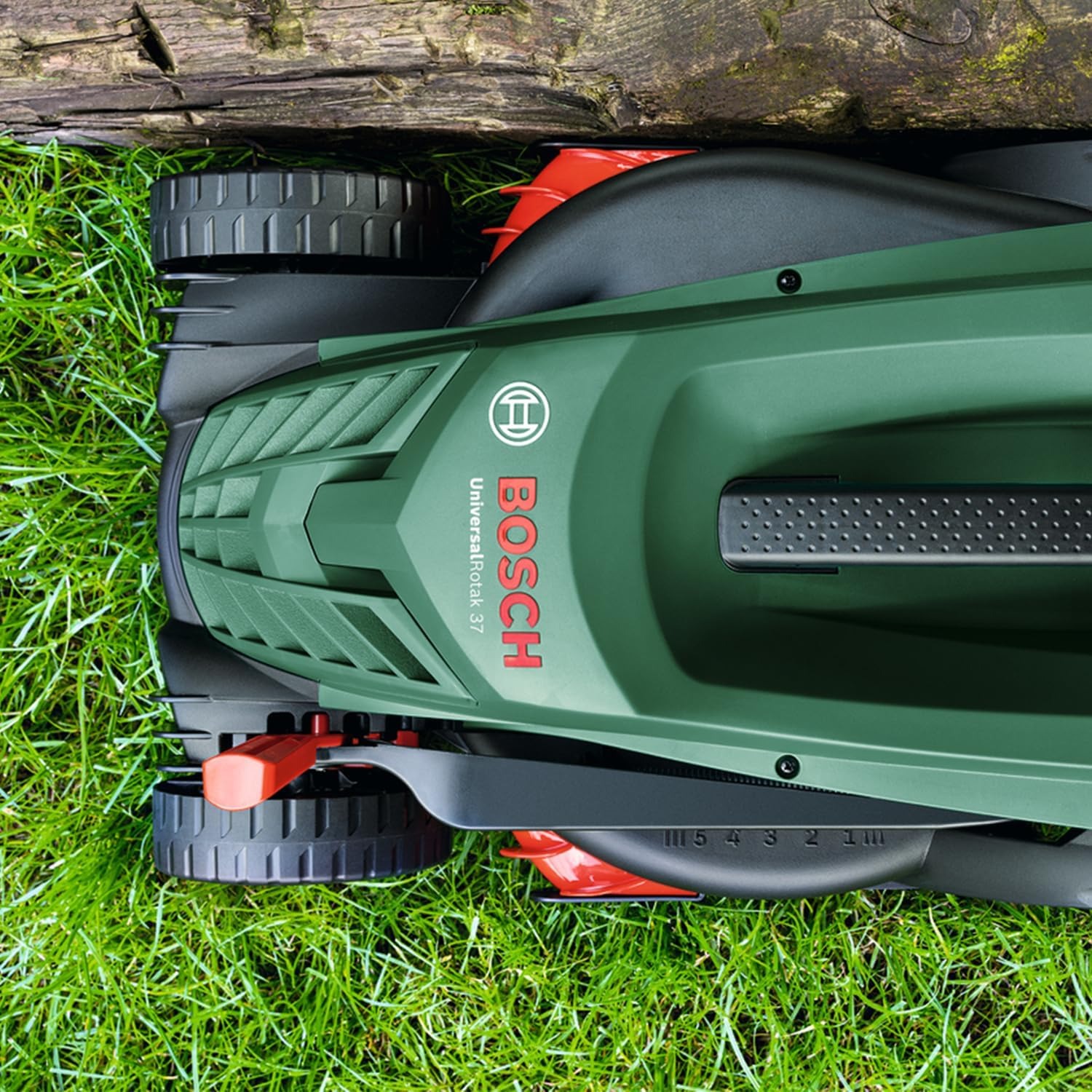 37cm Corded Electric Lawn Mower with Grass Box
