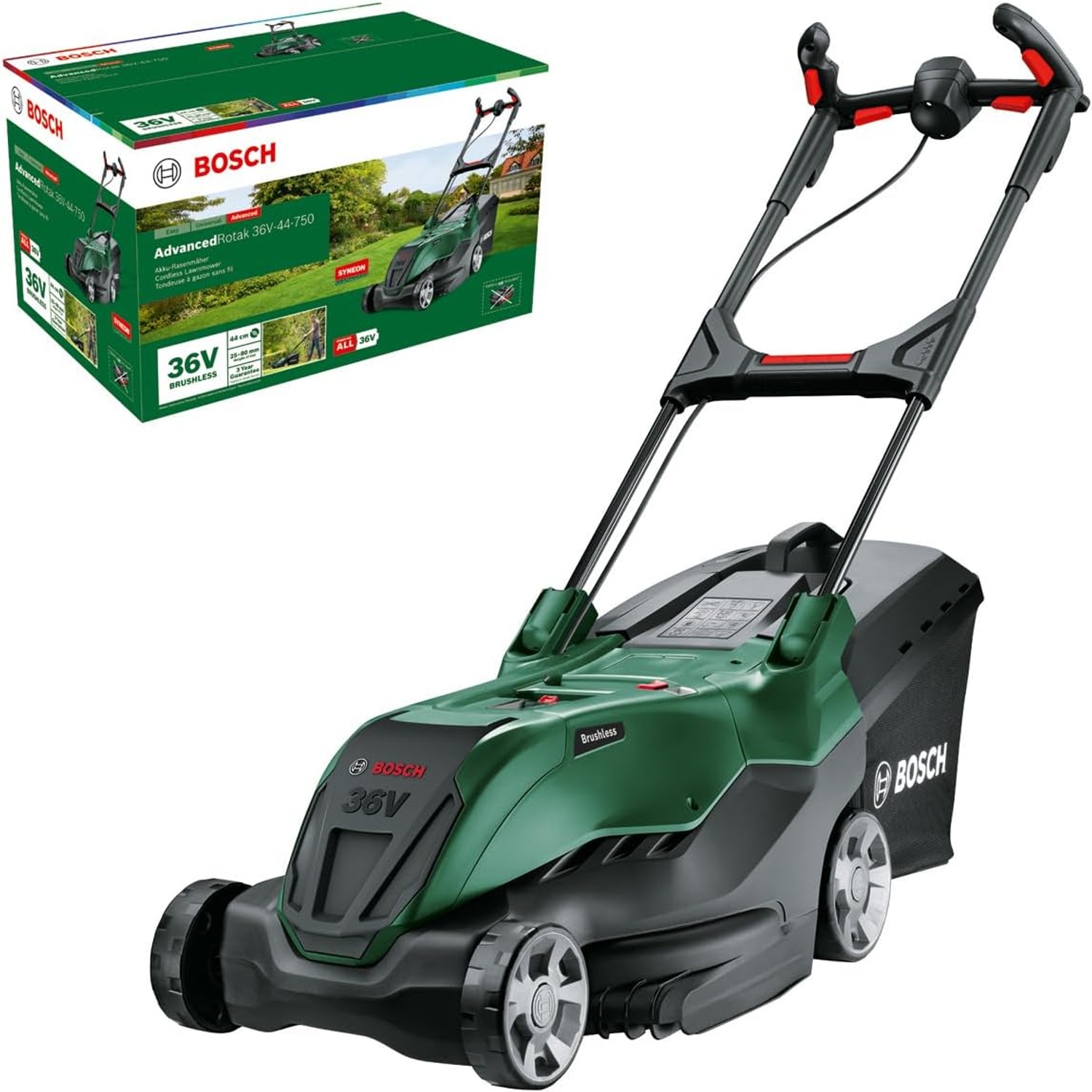 Bosch AdvancedRotak 36V-44-750 Cordless Lawn Mower (Bare Tool)