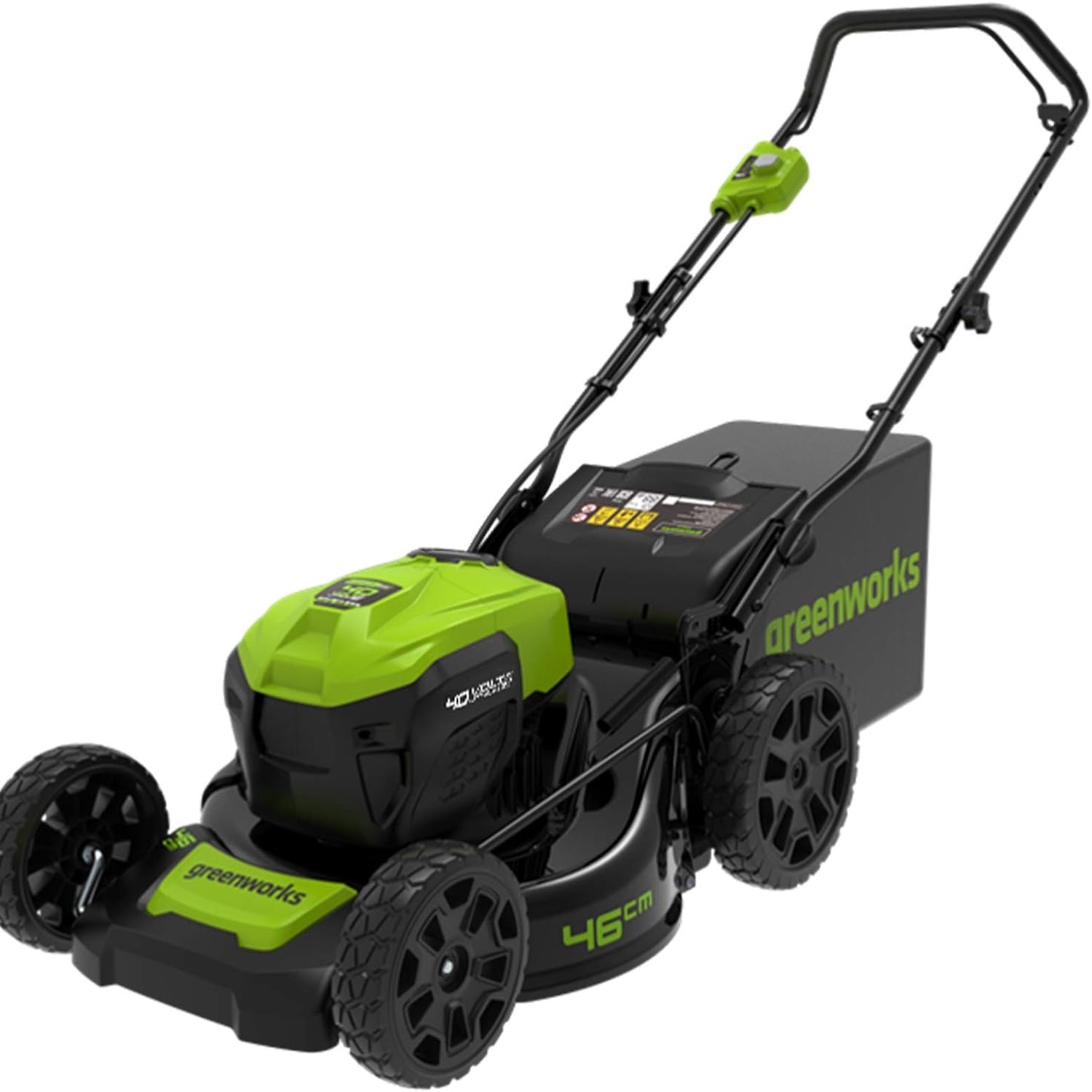 Greenworks 40V Brushless 46cm Cordless Lawn Mower Kit