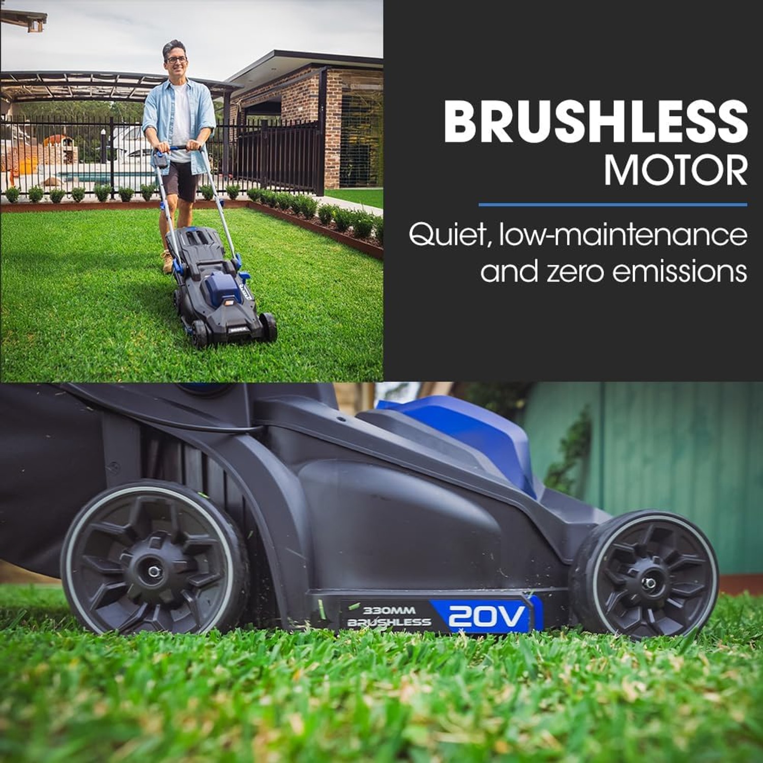PowerBlade 350CX Compact Cordless Lawn Mower (20V, 330mm)