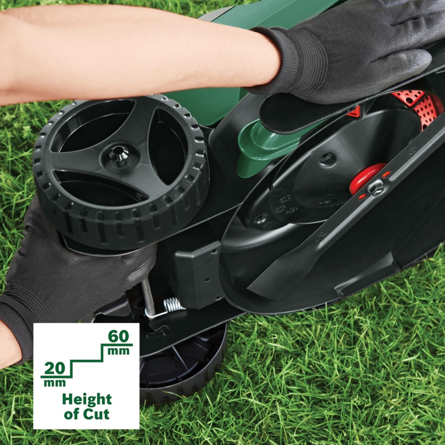 Bosch 18V Cordless Mower and Trimmer Kit with 4.0Ah Battery and Fast Charger