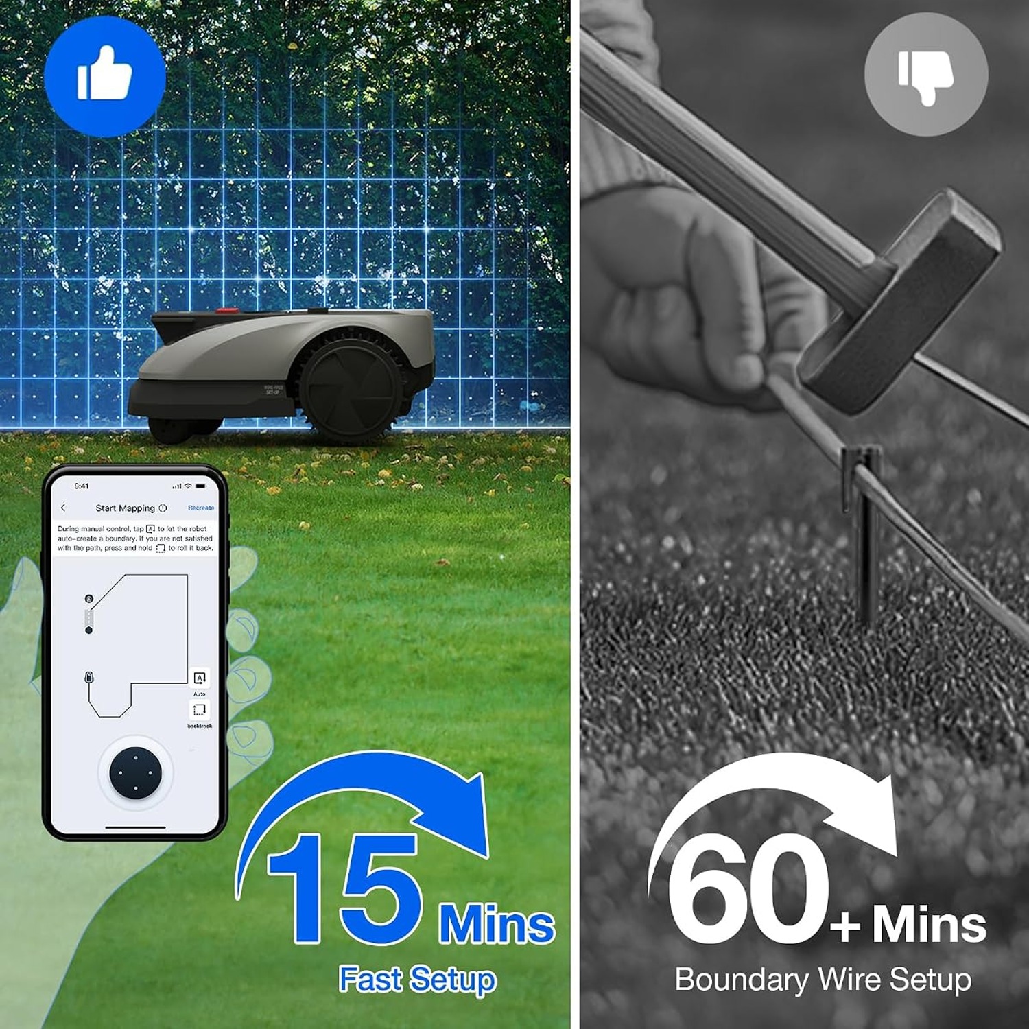 ECOVACS GOAT O600 RTK Wire-Free Robot Lawn Mower